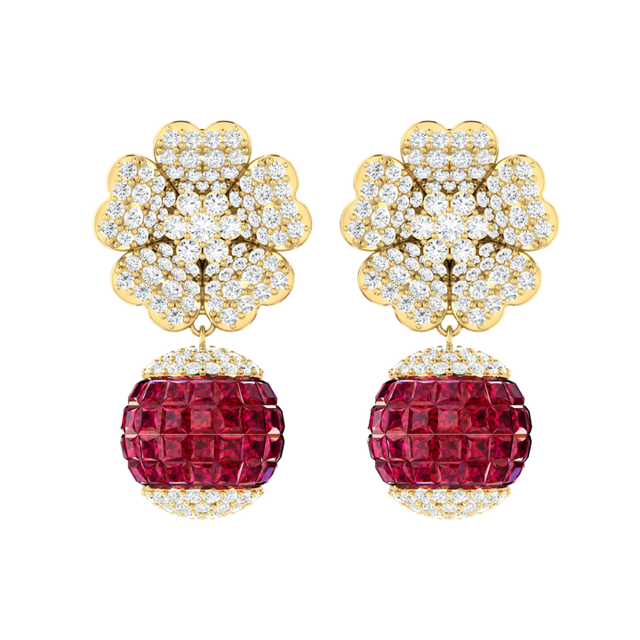 Aurora Curve Diamond Earrings