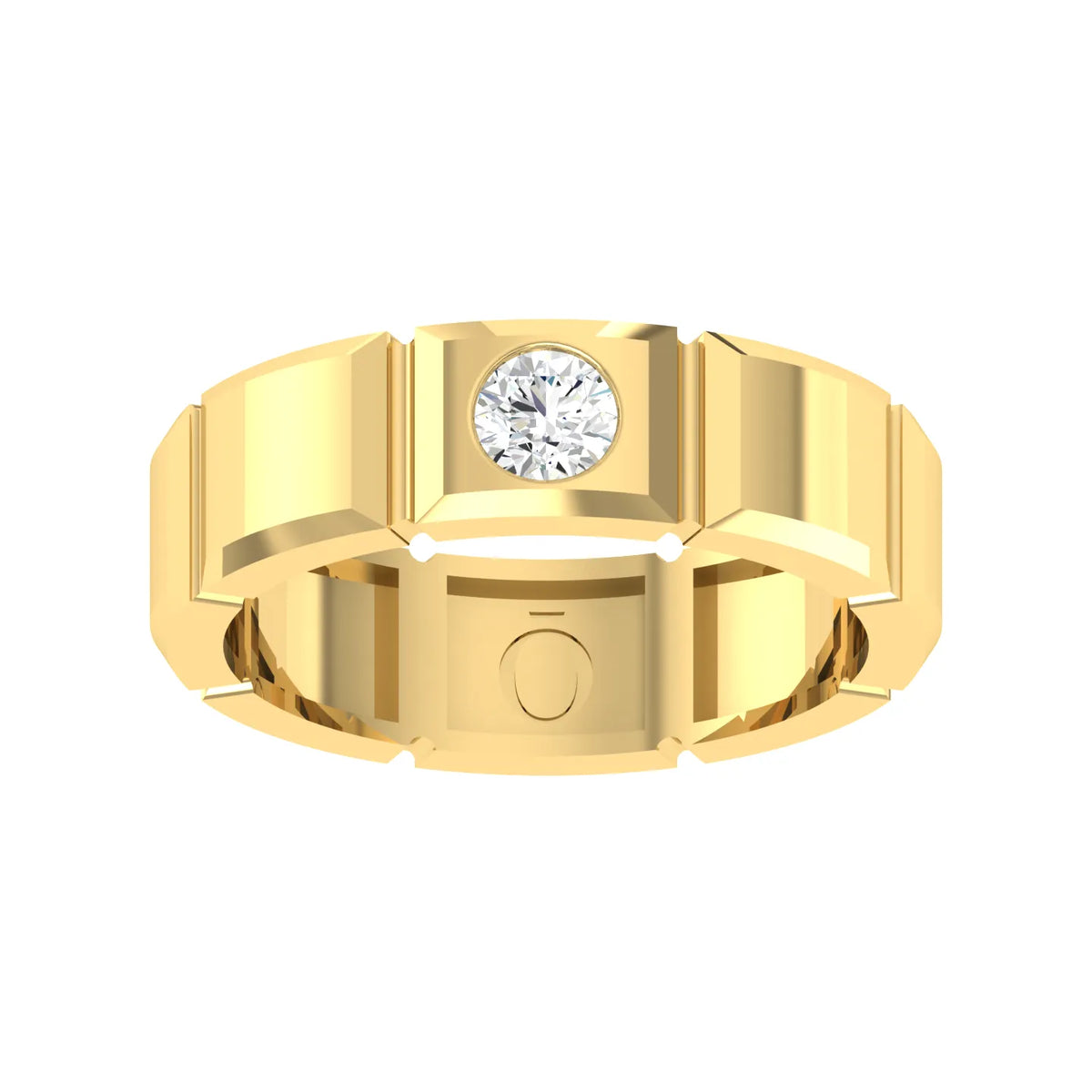 Radiant Mosaic Yellow Gold Diamond Ring [yg]