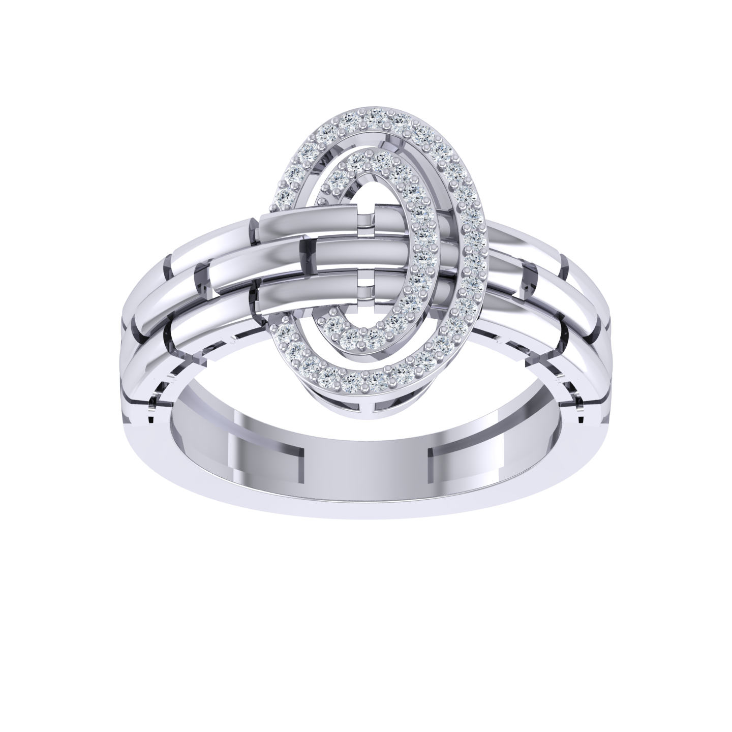 Timeless Treasure White Gold Diamond Ring  [wg]