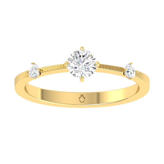 Yellow Gold Lab Grown Diamond - Celeste Trio [yg]