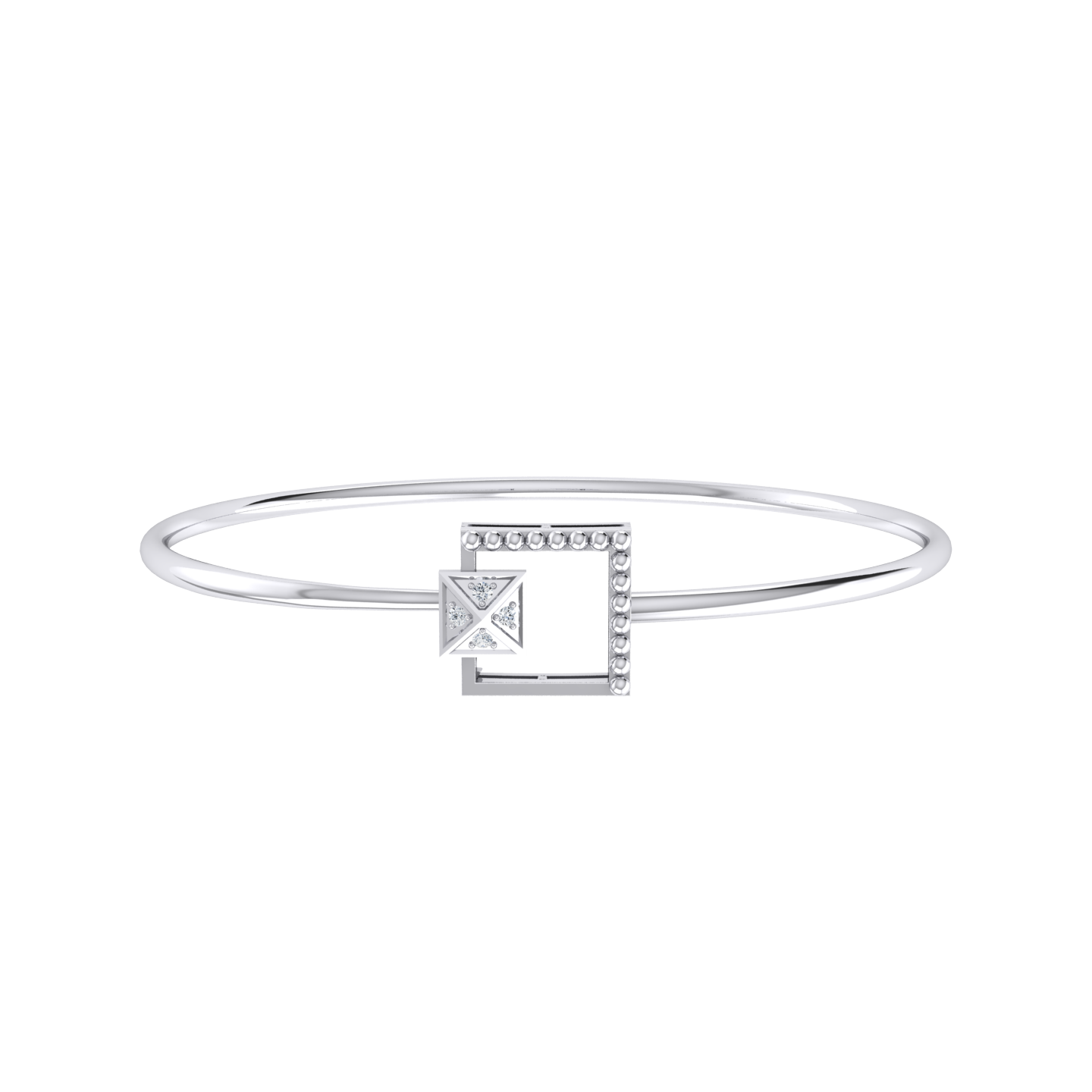 Radiance Elegance White Gold Lab Grown Diamond Bracelet [wg]