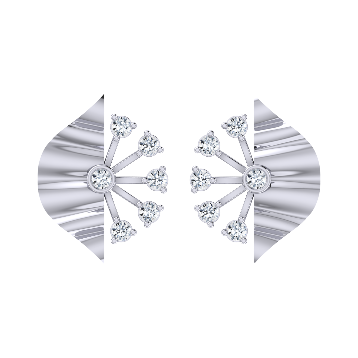 Dazzle Dreams White Gold Diamond Earrings [wg]
