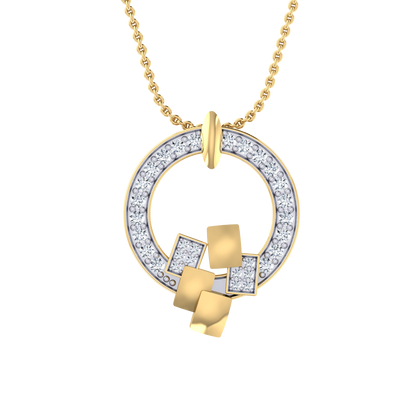 Classic Allure Yellow Gold Diamond Pendant [yg]