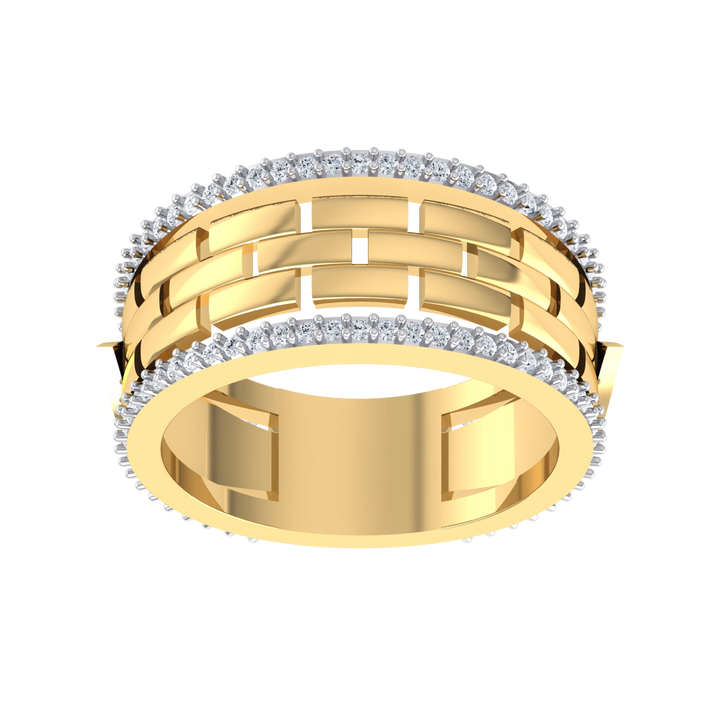 Yellow Gold Lab Grown Diamond - Exquisite Band [yg]
