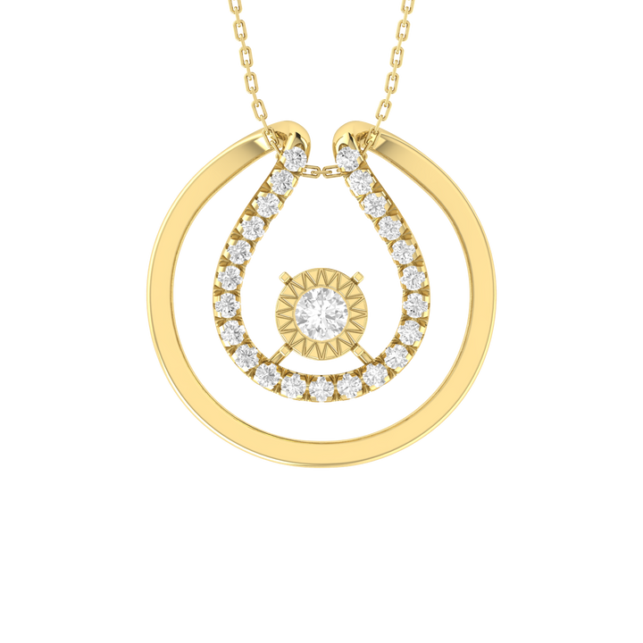 Dazzling Dewdrop Diamond Pendant