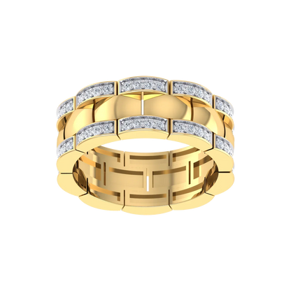 Yellow Gold Lab Grown Diamond - Infinite Ivy [yg]