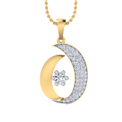 Sublime Sparkle Yellow Gold Diamond Pendant [yg]
