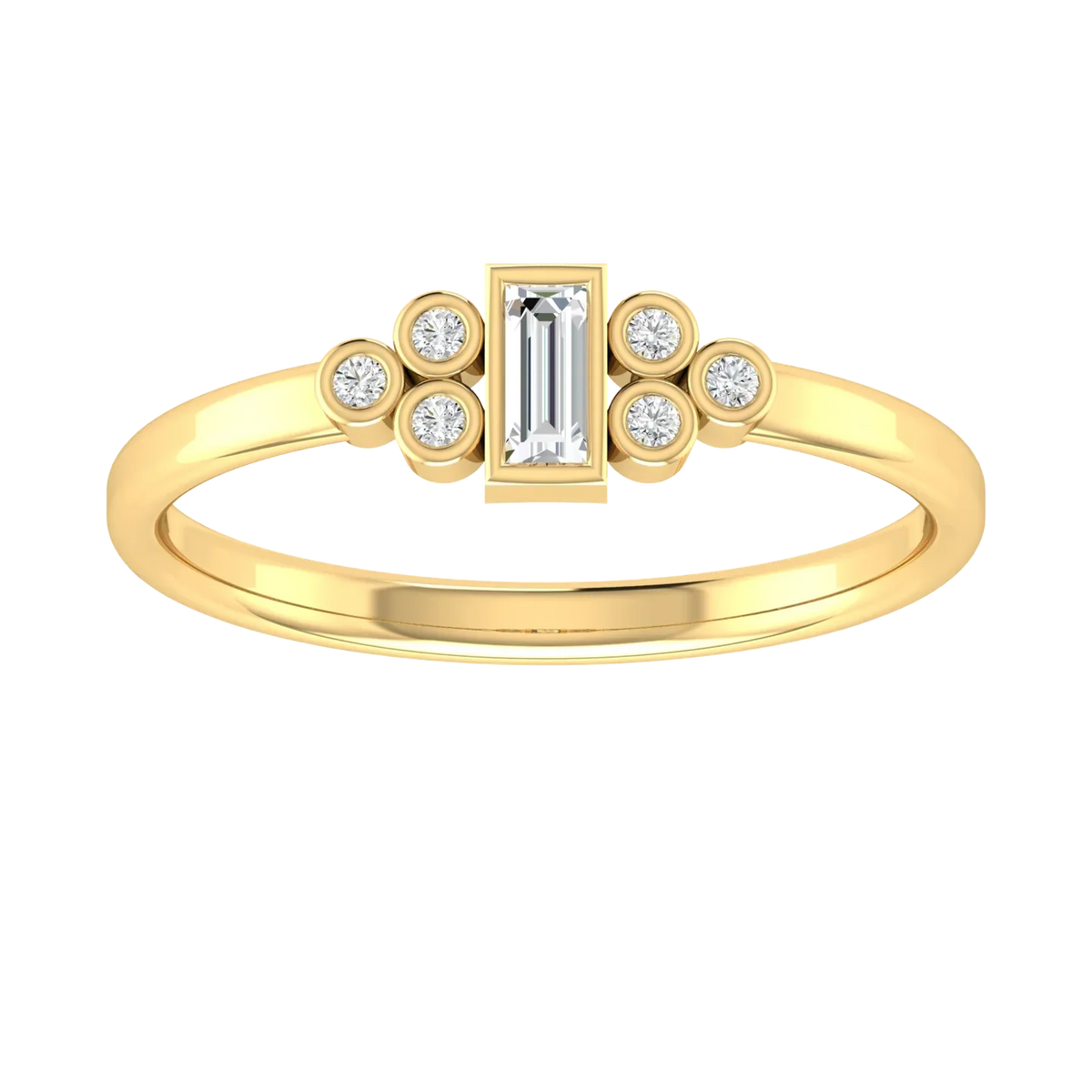 Yellow Gold Lab Grown Diamond Ring - Brilliance Brigade [yg]