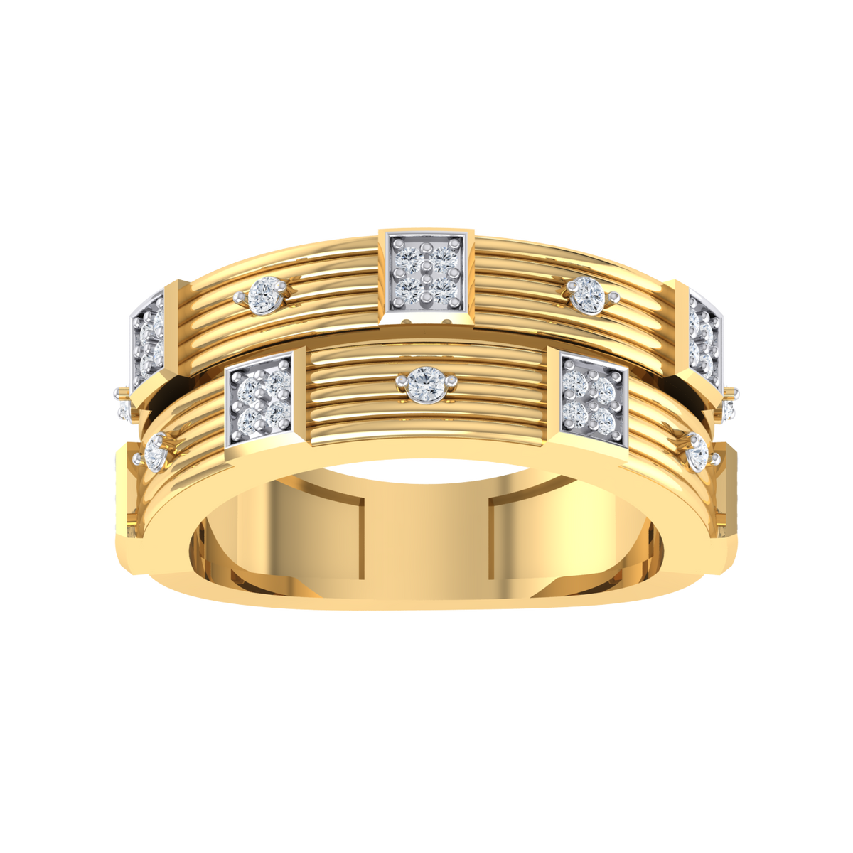 Midnight Mus Yellow Gold Diamond Ring [yg]