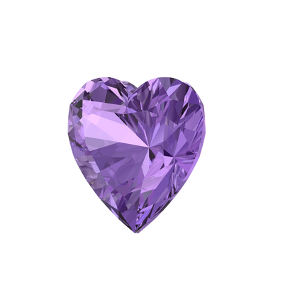 Violet Heart Gemstone