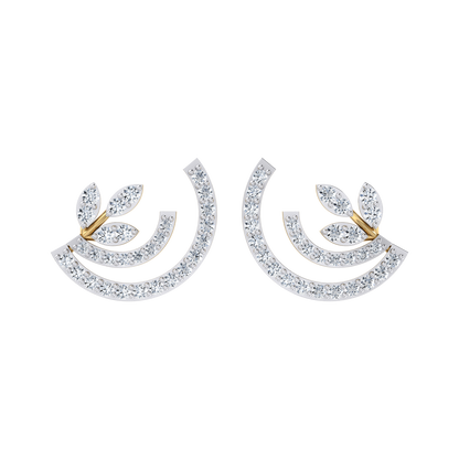 Blossom Baubles Yellow Gold Diamond Earrings [yg]