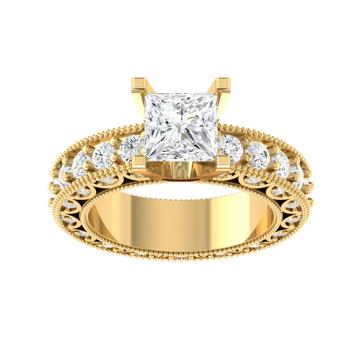 Crown Gleam Diamond Ring