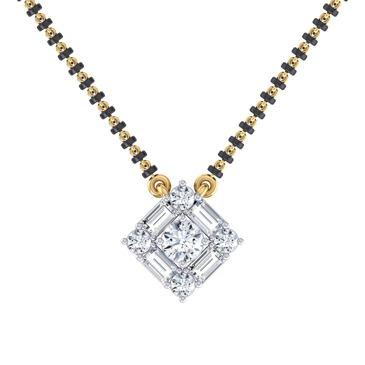 Blissful Knot Diamond Mangalsutra