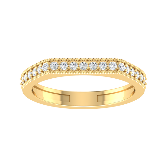 Yellow Gold Lab Grown Diamond Ring - Dazzle Domain [yg]