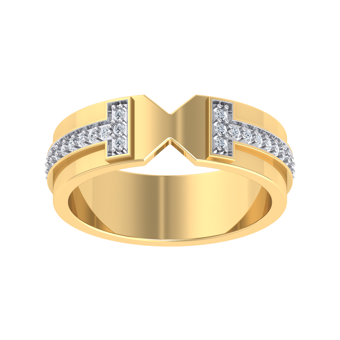 Yellow Gold Lab Grown Diamond Ring - Celestial Beam [yg]