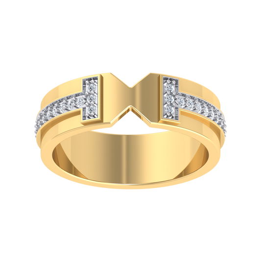 Yellow Gold Lab Grown Diamond Ring - Celestial Beam [yg]