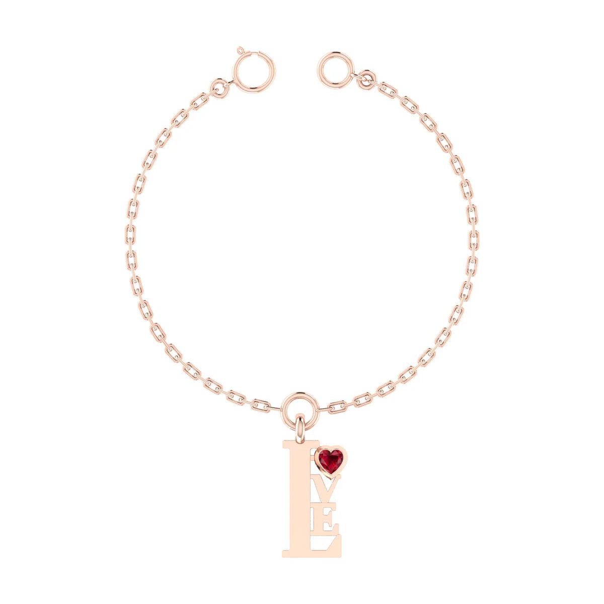 Scarlet Sentiment Rose Gold Diamond Charm [rg]