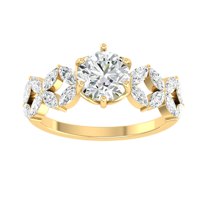 Gorgeous Gem Yellow Gold Lab Grown Diamond [yg]