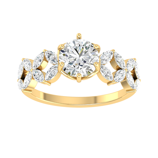 Gorgeous Gem Yellow Gold Lab Grown Diamond [yg]