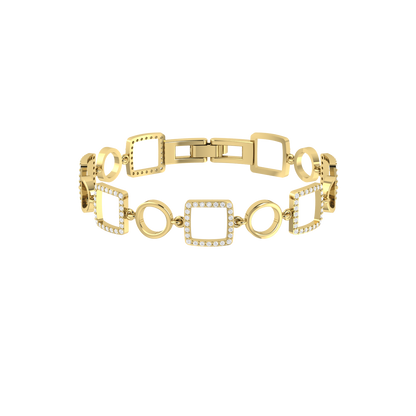 Opaline Glow Yellow Gold Diamond Bracelet [yg]