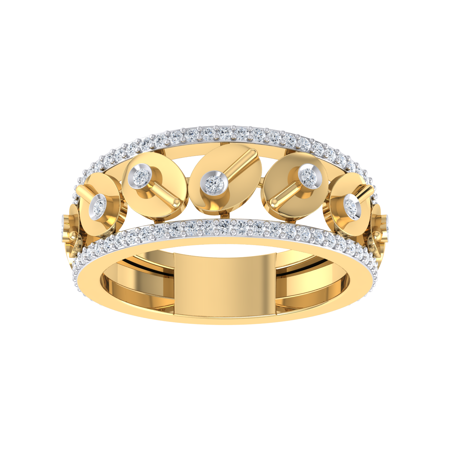 Opulent Oasis Yellow Gold Diamond Ring [yg]
