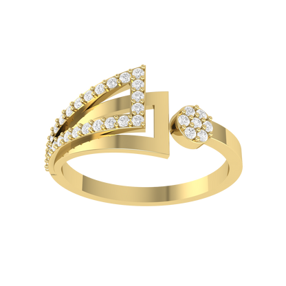 Mystic Moments Yellow Gold Diamond Ring [yg]