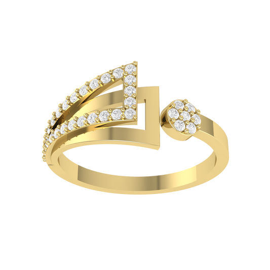 Mystic Moments Yellow Gold Diamond Ring [yg]