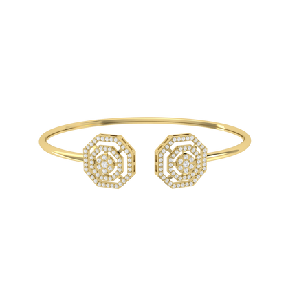 Majestic Gleam Yellow Gold Diamond Bracelet [yg]