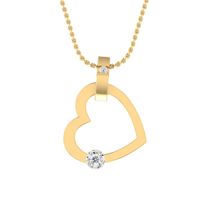 Infinite Passion Yellow Gold Diamond Pendant [yg]