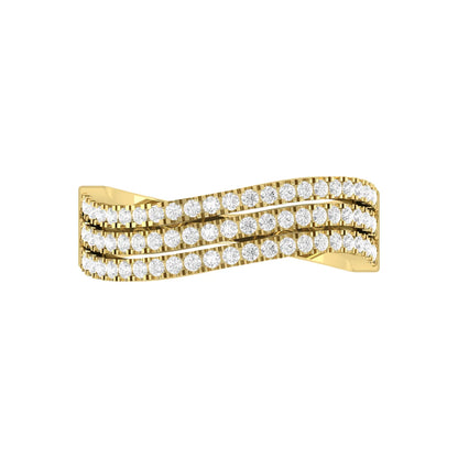 Yellow Gold Lab Grown Diamond - Radiant Rows [yg]