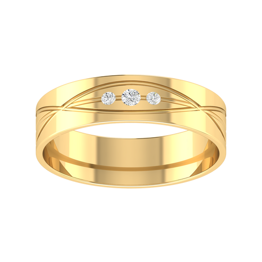 Enchanting Ember Yellow Gold Diamond Ring [yg]