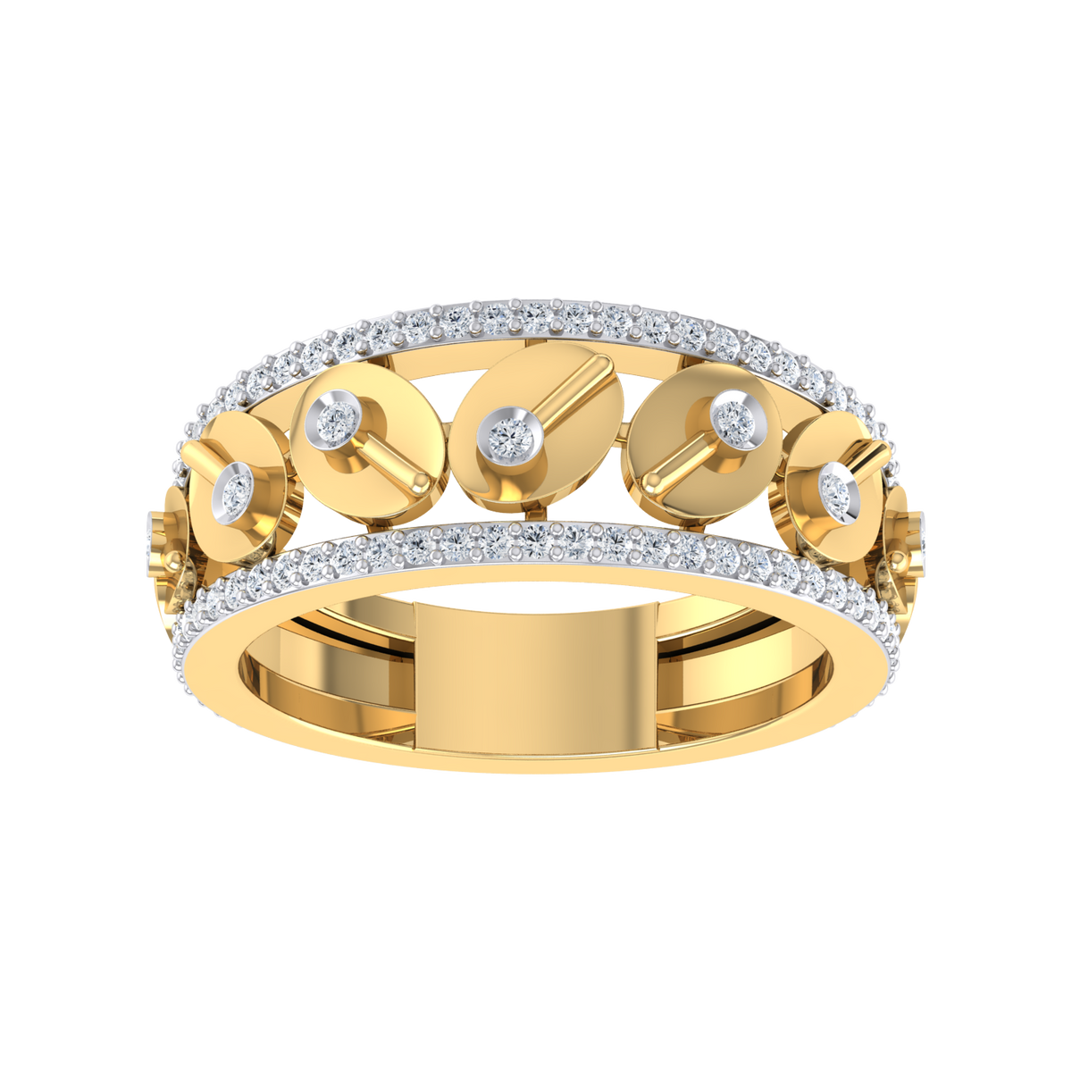 Opulent Oasis Yellow Gold Diamond Ring [yg]