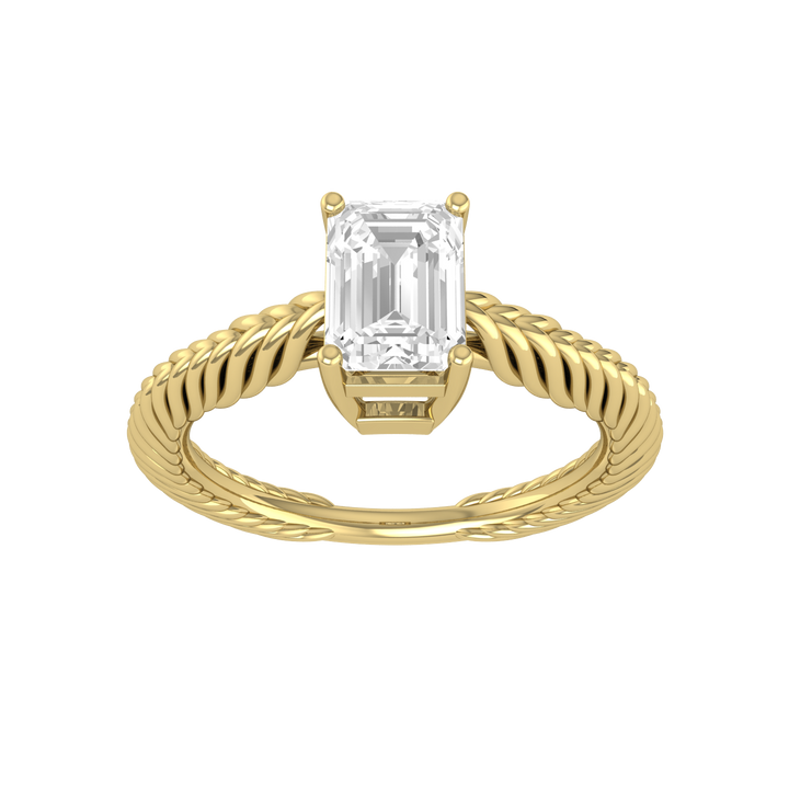 Touch Of Gold Diamond Ring