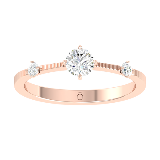 Rose Gold Lab Grown Diamond - Celeste Trio [rg]