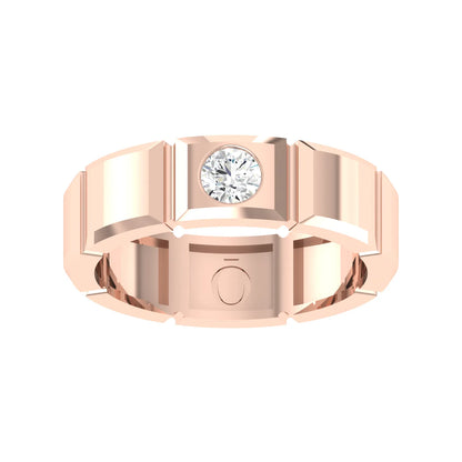 Radiant Mosaic Rose Gold Diamond Ring [rg]