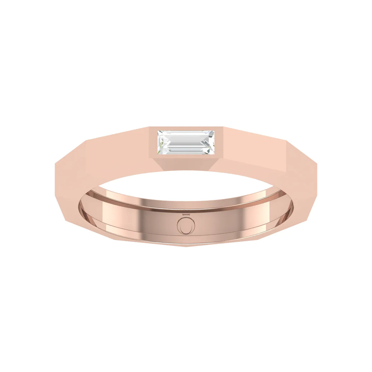 Minimal Beam Rose Gold Lab Grown Diamond [rg]