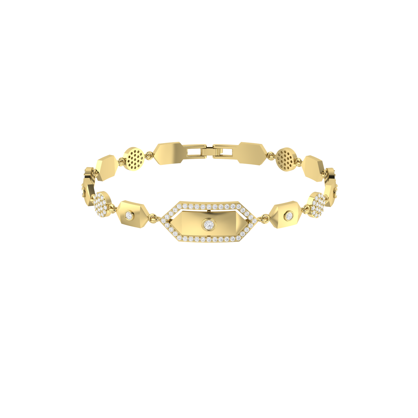 Regency Twinkle Yellow Gold Lab Grown Diamond Bracelet [yg]