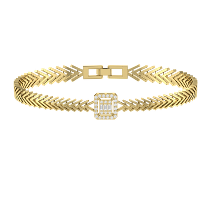 Luminous Majesty Yellow Gold Diamond Bracelet [yg]