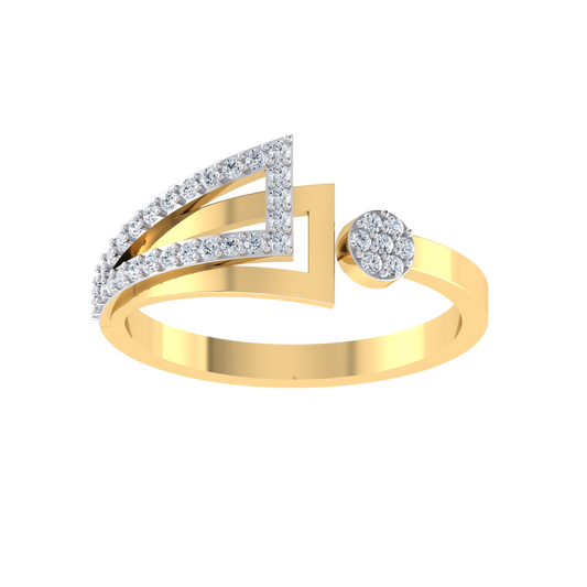 Mystic Moments Yellow Gold Diamond Ring [yg]