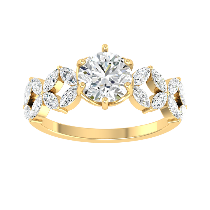 Gorgeous Gem Yellow Gold Lab Grown Diamond