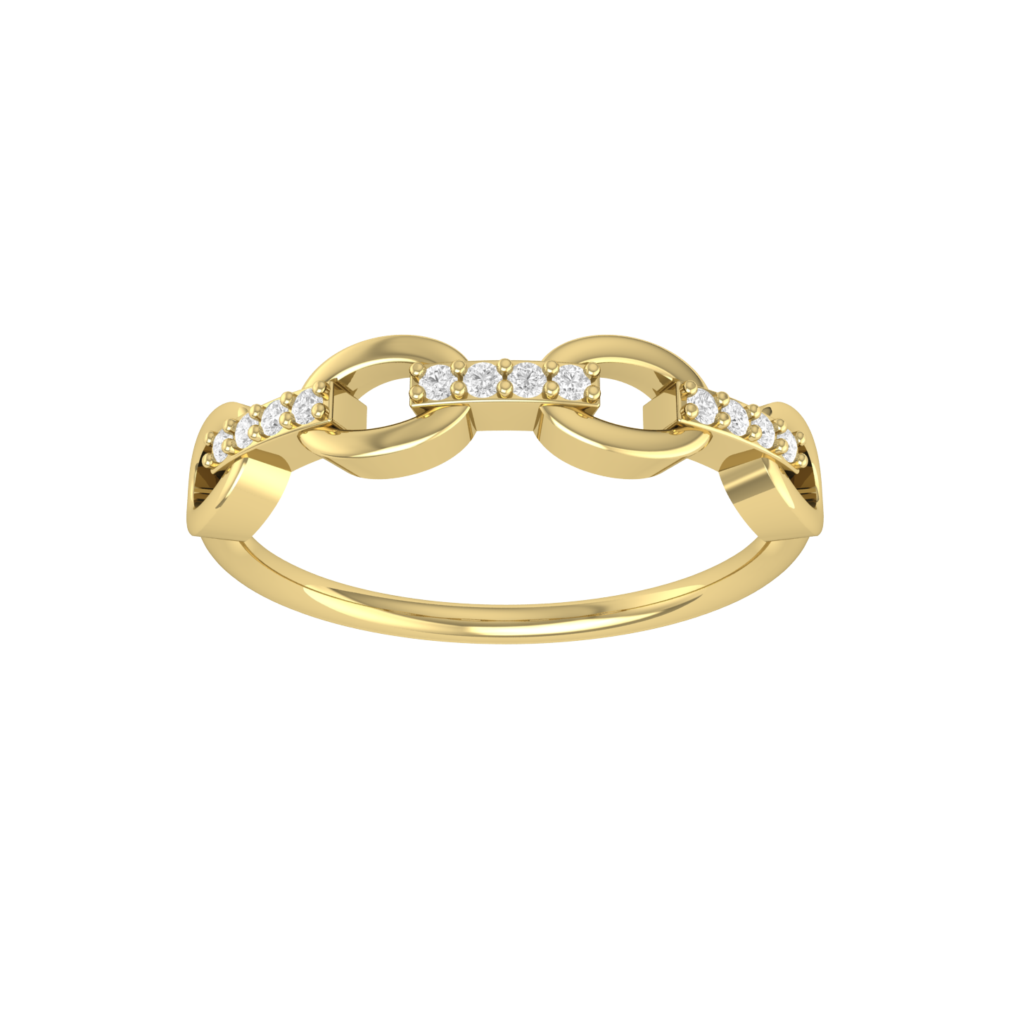 Radiant Regalia Yellow Gold Diamond Ring [yg]
