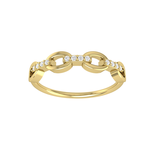 Radiant Regalia Yellow Gold Diamond Ring [yg]