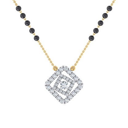 Timeless Grace Yellow Gold Diamond Mangalsutra [yg]