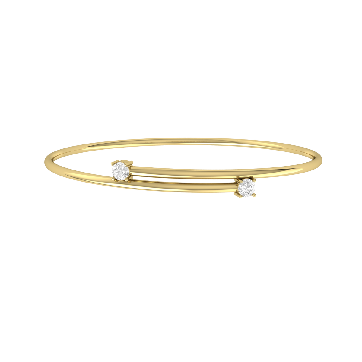 Serenity Brilliance Yellow Gold Diamond Bracelet [yg]