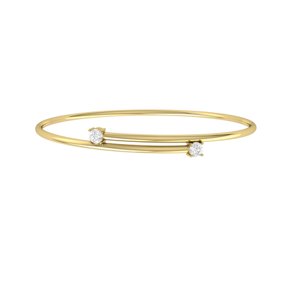 Serenity Brilliance Yellow Gold Diamond Bracelet [yg]