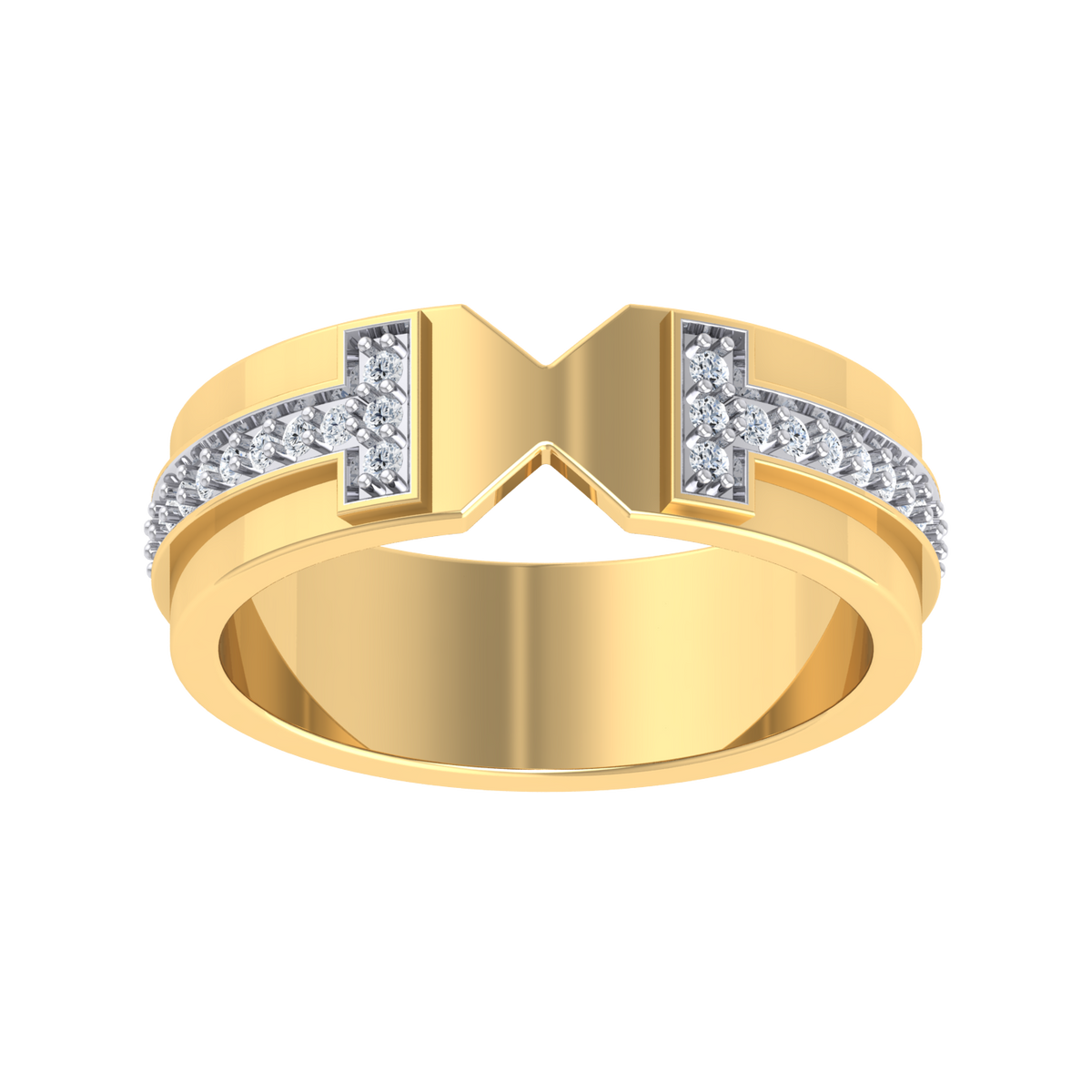 Yellow Gold Lab Grown Diamond Ring - Celestial Beam [yg]