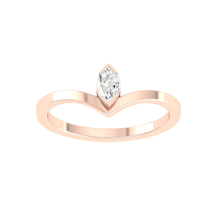 Rose Gold Lab Grown Diamond - Scarlet Embrace