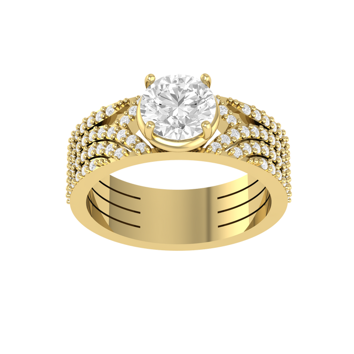 Radiant Charm Diamond Ring