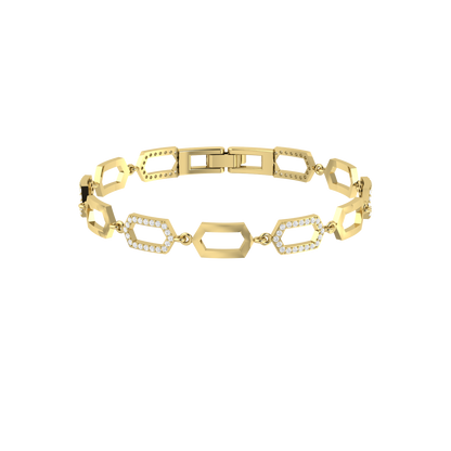 Luminous Aspirations Yellow Gold Diamond Bracelet [yg]