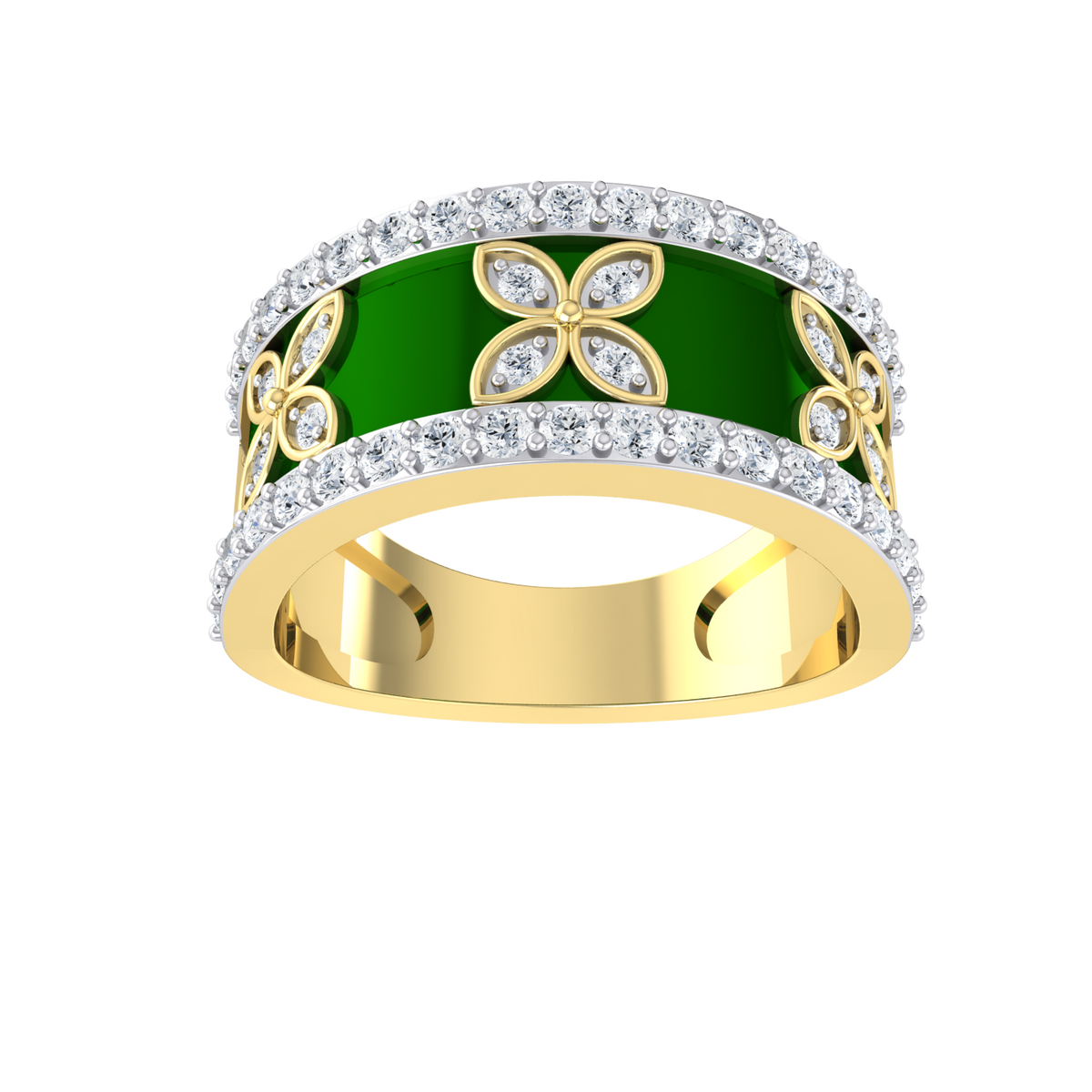 Floral Joy Yellow Gold Diamond Ring [yg]